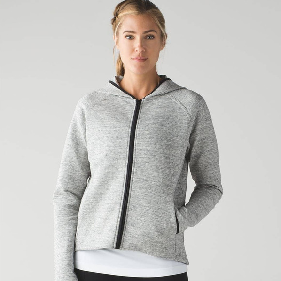 lululemon athletica Tops - Lululemon City Bound Full Zip Space Dye Hoodie